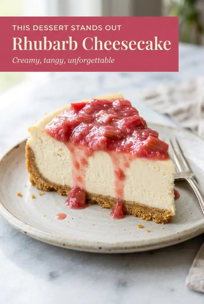 Rhubarb Cheesecake