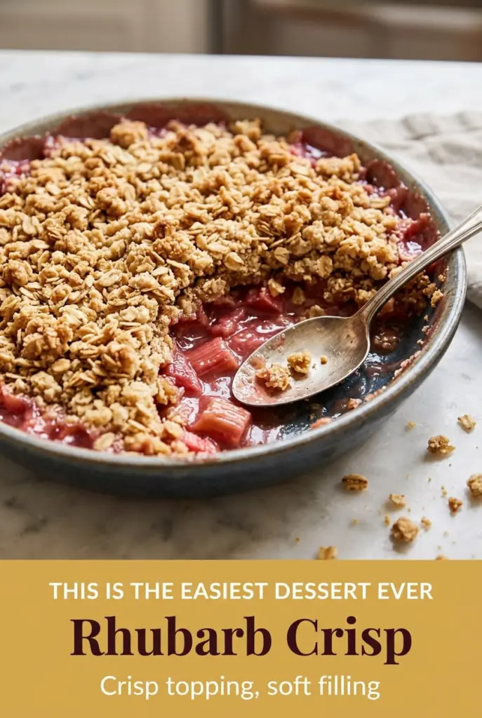 Rhubarb Crisp