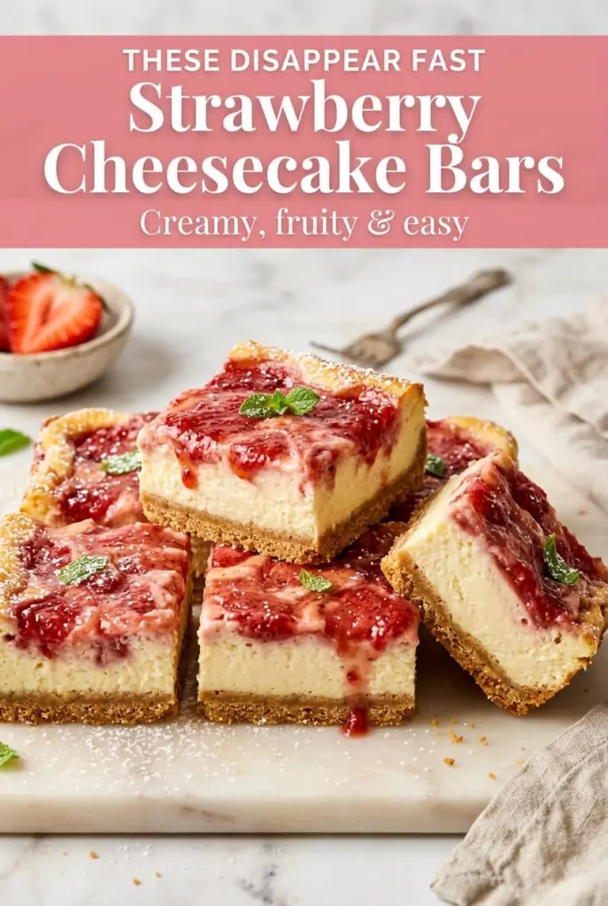 Strawberry Cheesecake Bars
