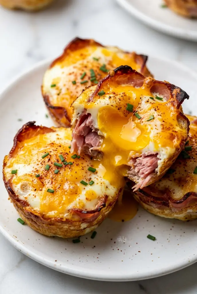 Campfire Egg Cups with Ham