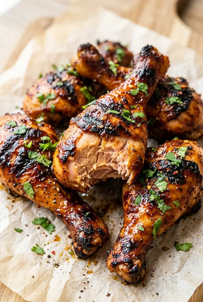 Grilled Honey Chipotle Chicken Drumsticks