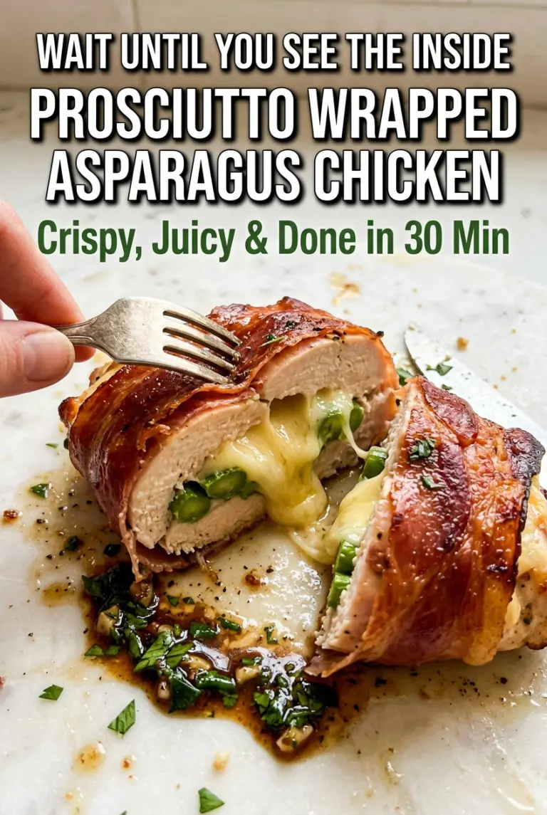 Prosciutto Wrapped Asparagus Chicken