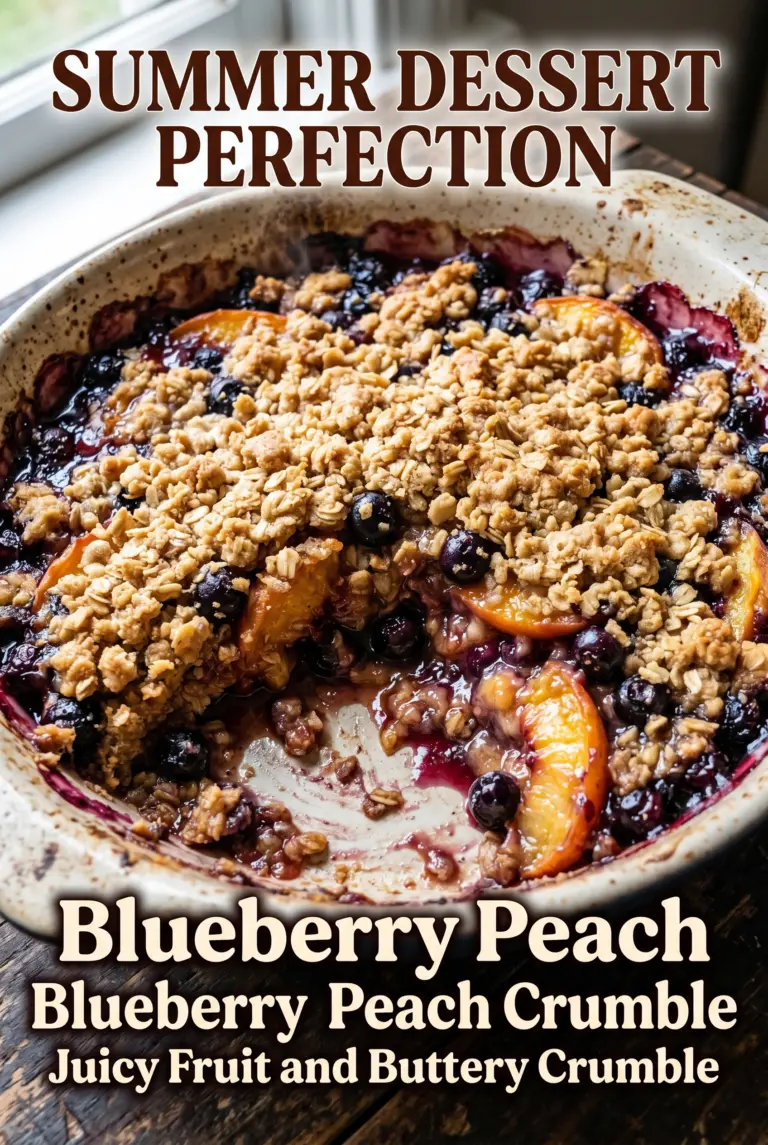 Blueberry Peach Crumble