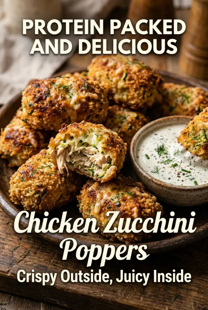 Chicken Zucchini Poppers