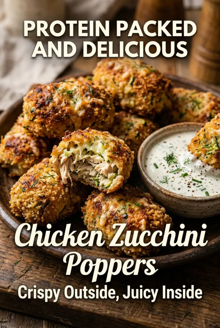 Chicken Zucchini Poppers