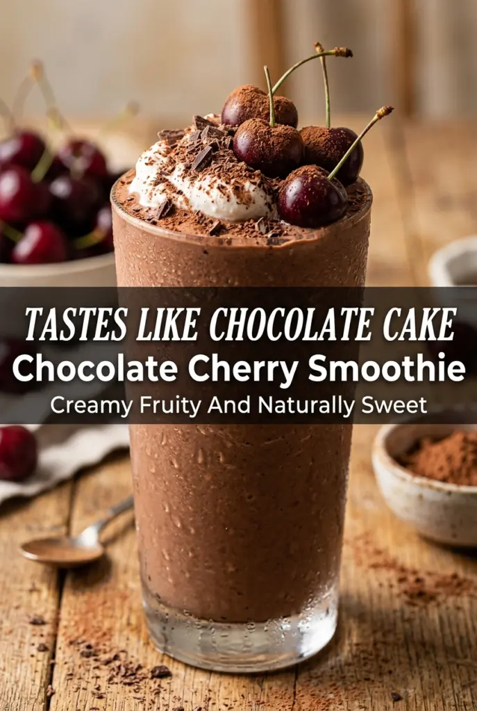 Chocolate Cherry Smoothie