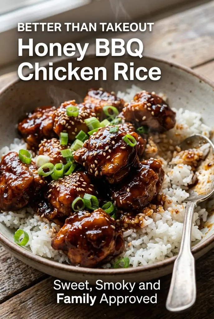 Honey BBQ Chicken Rice
