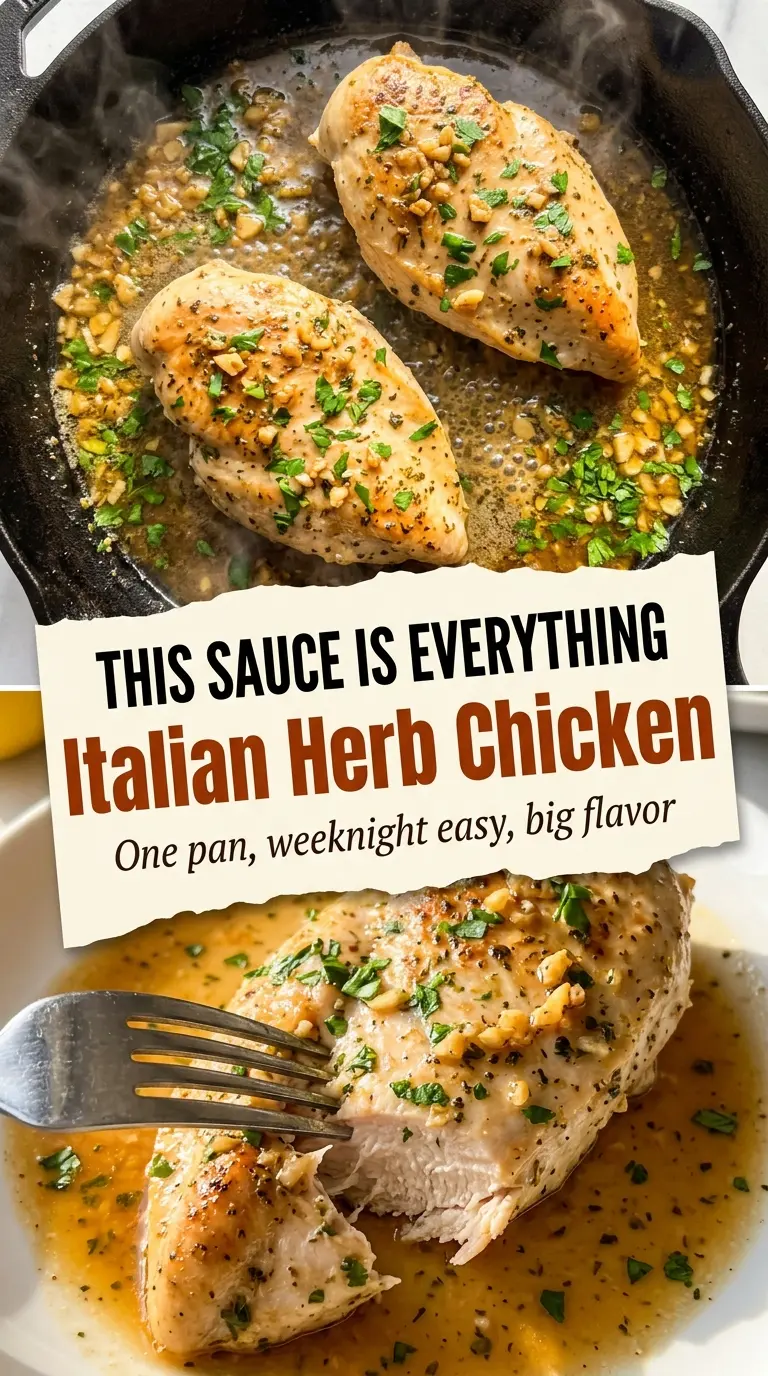 Italian Herb Chicken savory lemony