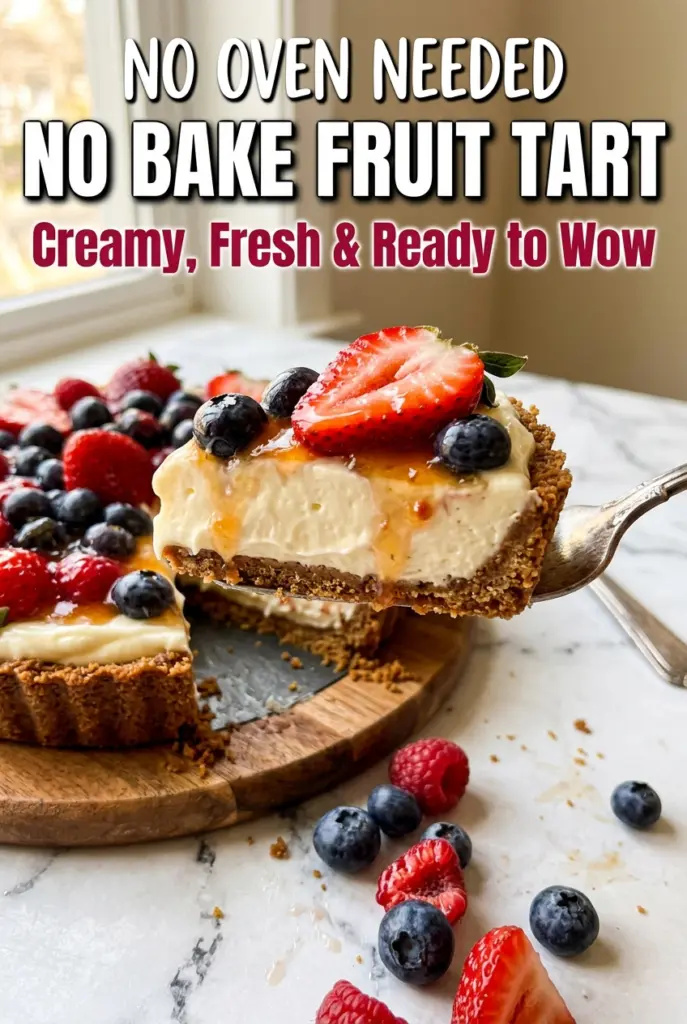 No Bake Fruit Tart