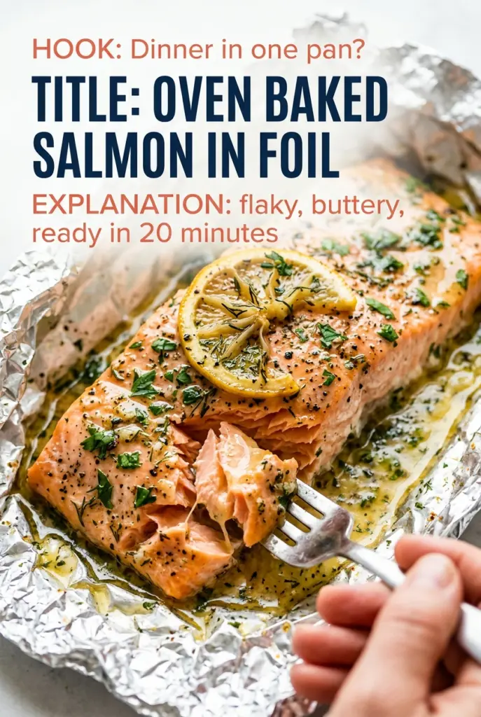 Oven Baked Salmon in Foil
