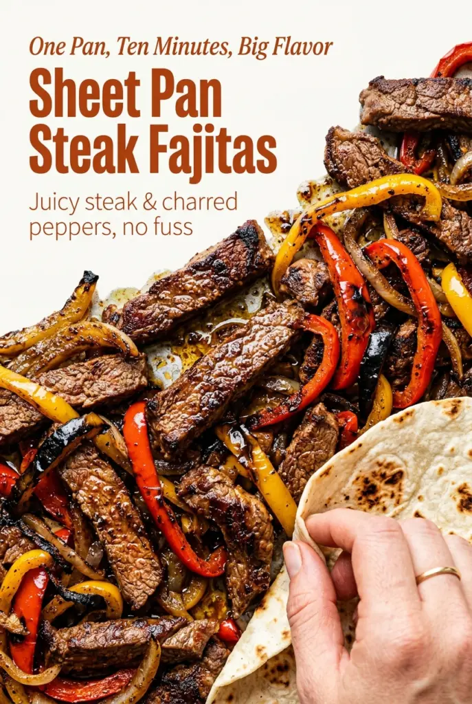 Sheet Pan Steak Fajitas
