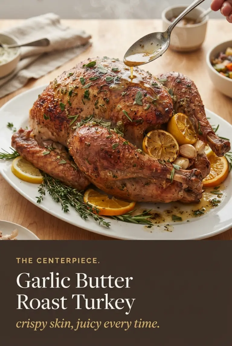 Garlic Butter Roast Turkey
