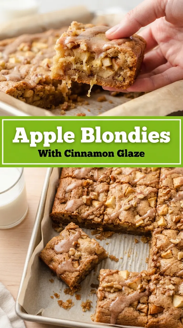 Apple Blondies / Apple Squares