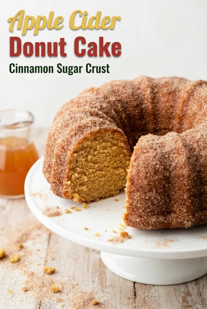 Apple Cider Donut Cake