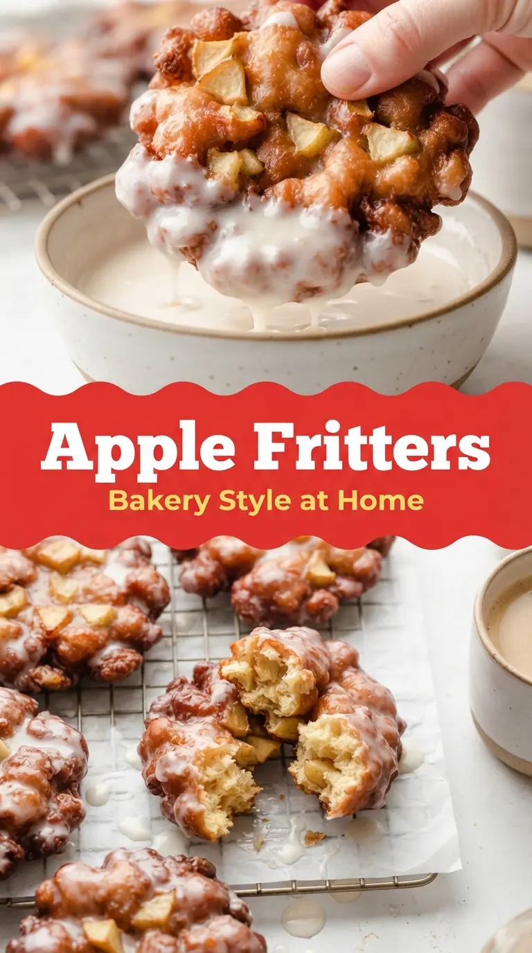 Apple Fritters crispy glazed