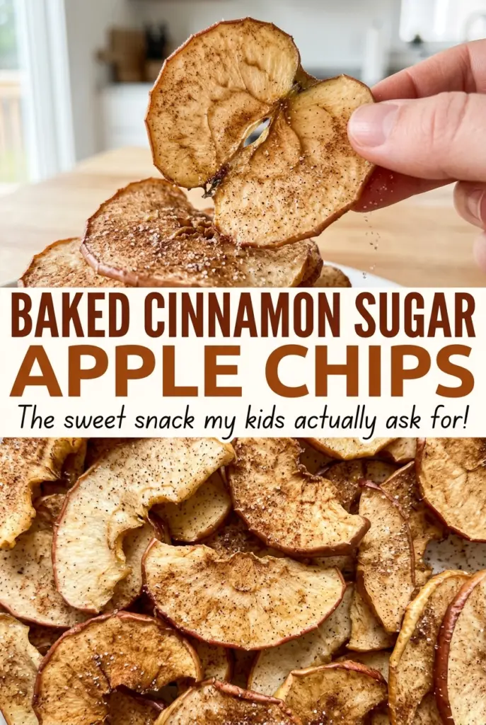 Baked Cinnamon Sugar Apple Chips