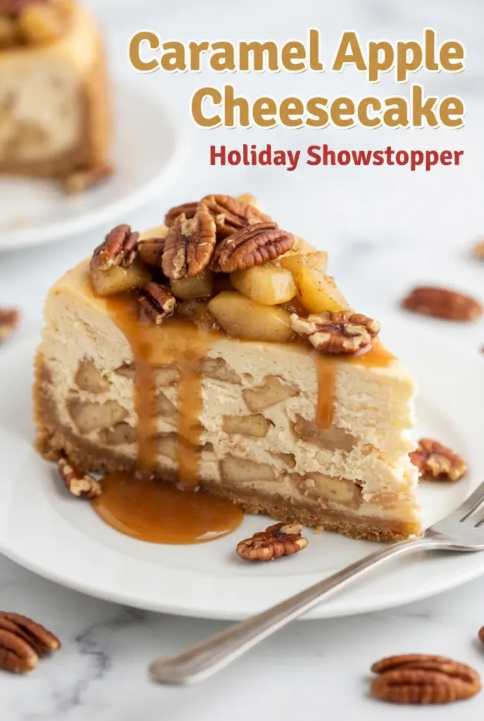 Caramel Apple Cheesecake
