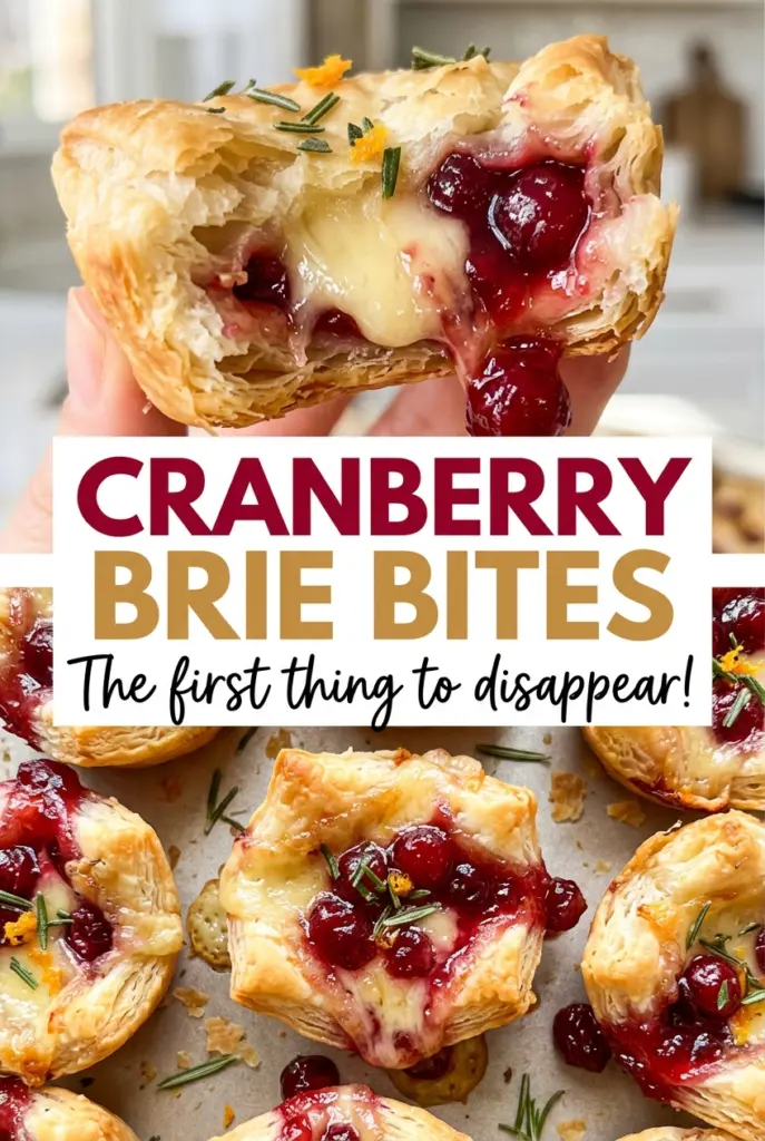 Cranberry Brie Bites