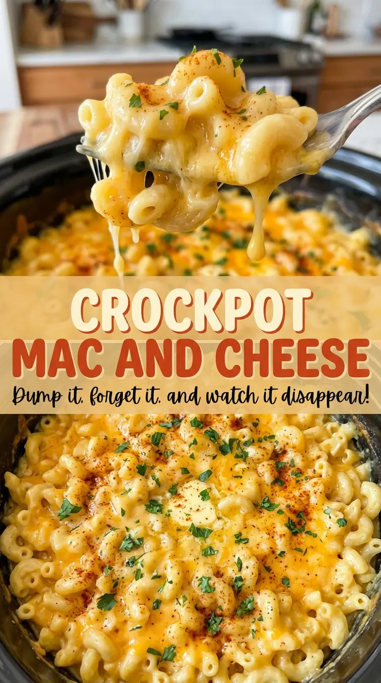 Crockpot Mac and Cheese tender cheesy pasta