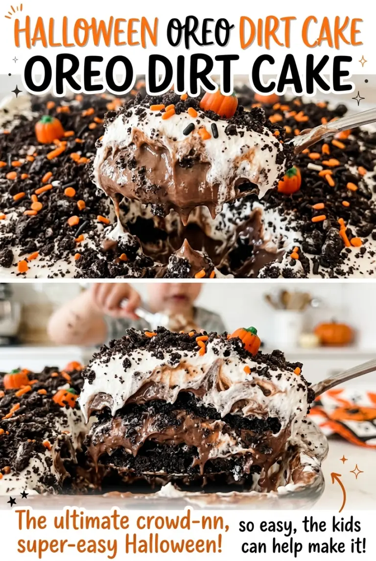 Halloween Oreo Dirt Cake