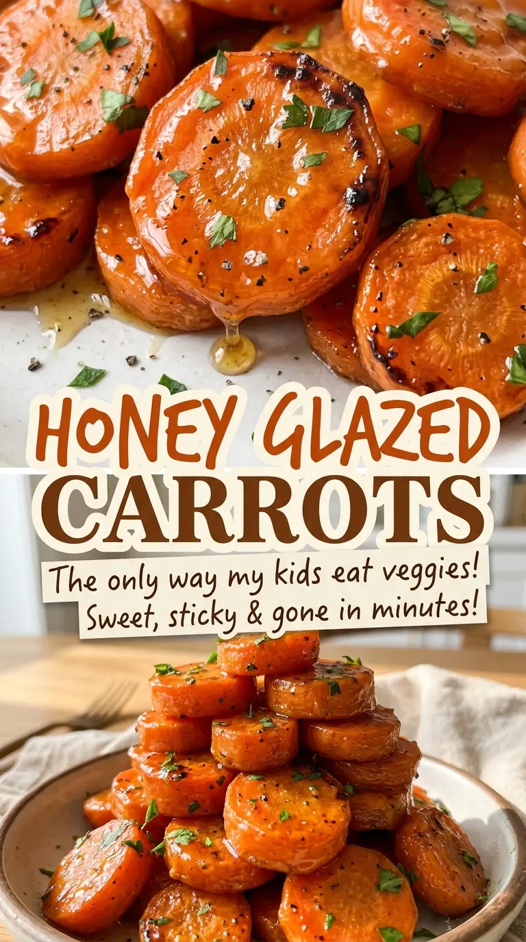 Honey Glazed Carrots buttery honey-coated coins