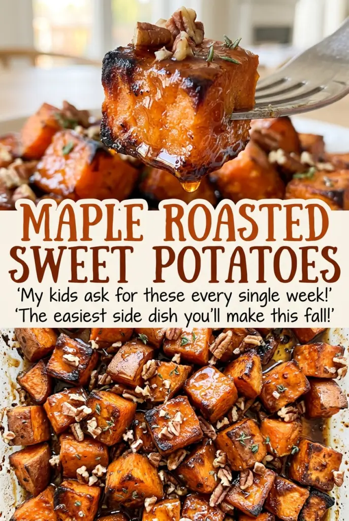Maple Roasted Sweet Potatoes