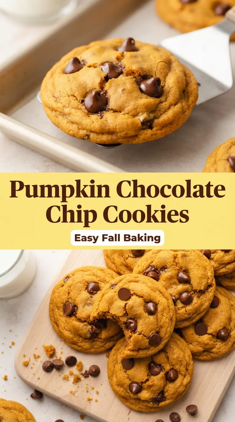 Pumpkin Chocolate Chip Cookies