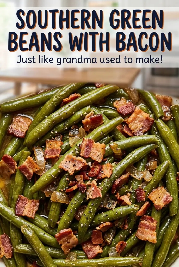 Southern Green Beans with Bacon