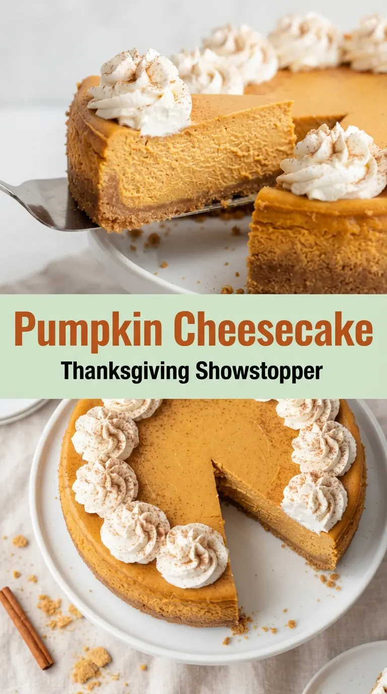 Pumpkin Cheesecake rich silky spiced